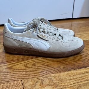 PUMA Palermo sneakers in the "Alpine Snow-PUMA White" colorway size 9